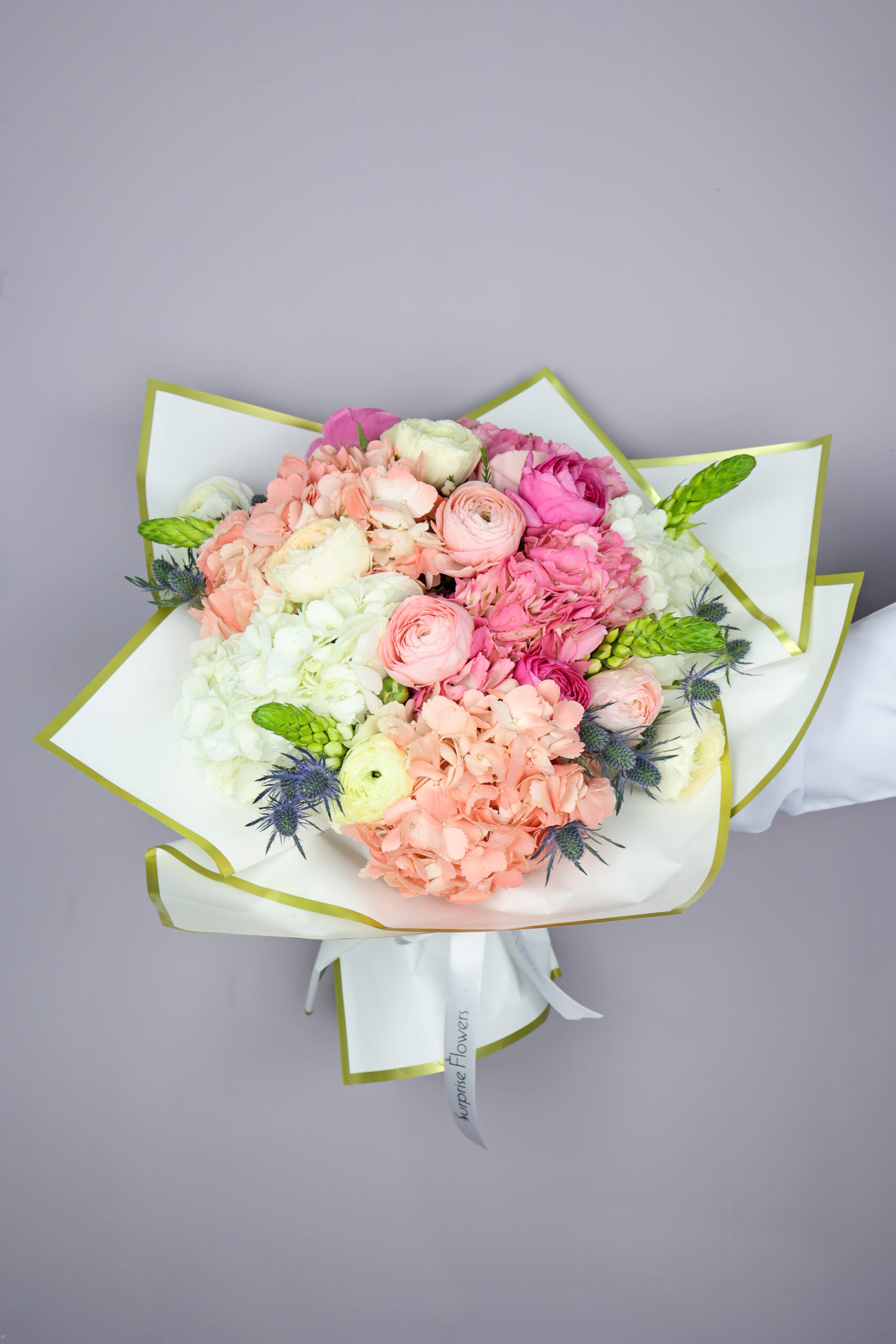 Blossoms of Love Shop Romantic Pink Hand Bouquets