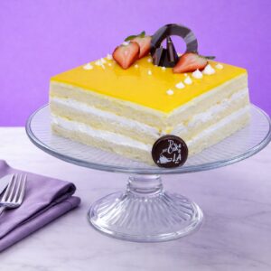 Saffron milk Cake