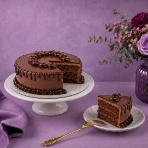 Classic Chocolate Truffle Cake