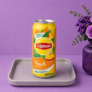 Lipton Peach Ice Tea Can