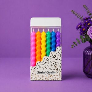 Colorful Twisty Candles